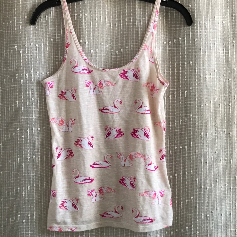BDG Swan Print Tank Top